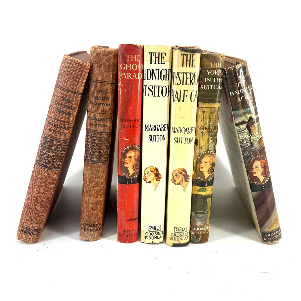 Judy Bolton Mystery Books Lot of 7 Margaret Sutton Grosset & Dunlap Vintage